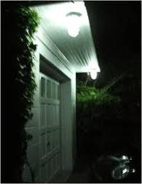Garage Door with Lighting
