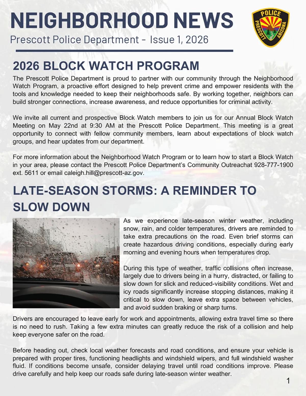 Newsletter Quarter 1 2026